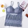 Cute lace tube top, long top with cups, T-shirt, protective underware, internet celebrity