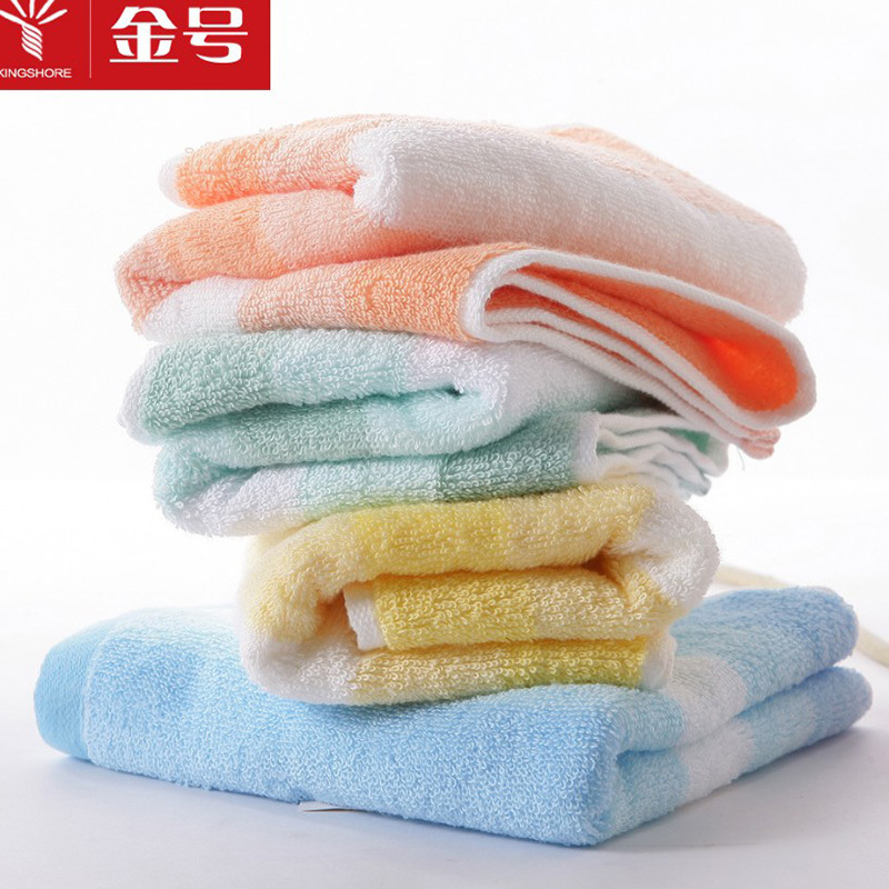 批发金号毛巾柔软洗脸面巾棉吸水成人情侣家用毛巾RA264