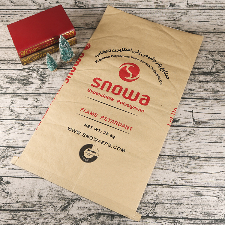 厂家定制 编织袋牛皮纸纸塑复合上开口阀口袋粮食大米编织包装袋