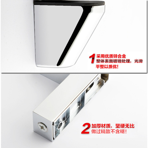 Stainless steel adjustable glass laminate support partition bracket bracket eagle mouth clip fish mouth clip fixed can clip 3-35MM