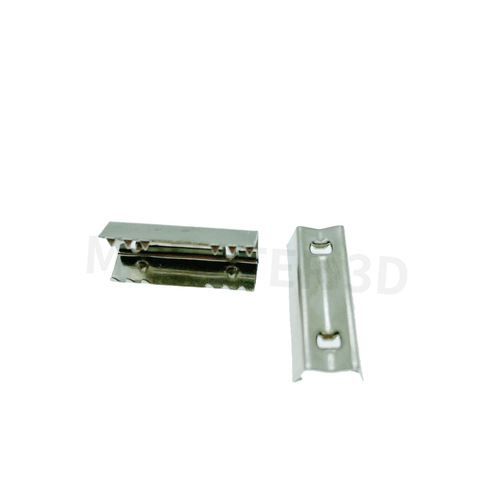 3D Printer Synchronization Belt Fixing Clip Stainless Steel Sawtooth Clip 2GT MXL 6mm Ring Closed Belt Clip