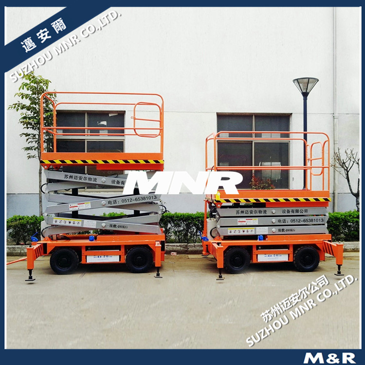 【安全作业】移动式液压电动升降平台相比固定式更具灵活高效性