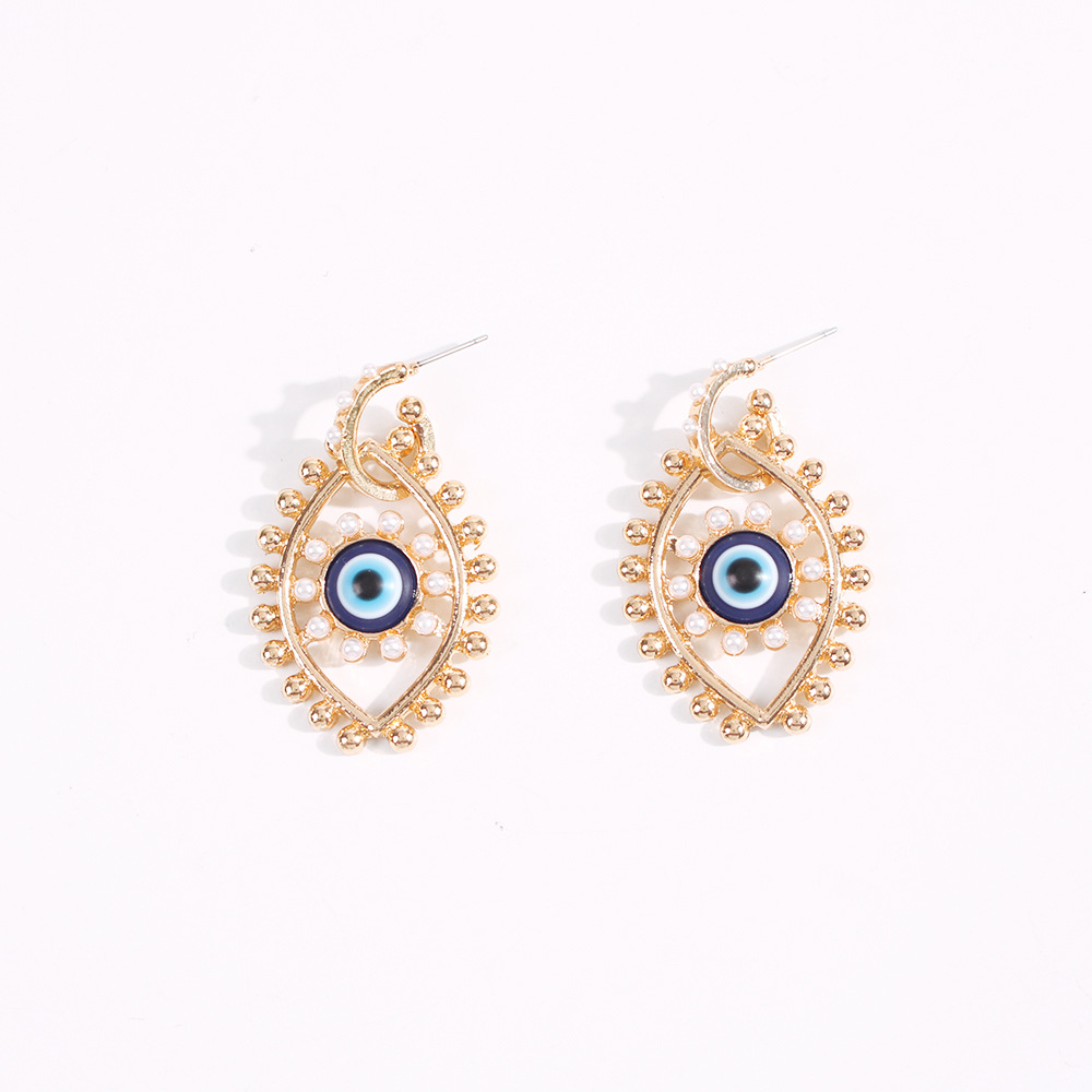 Fashion Earrings For Women New Devil's Eye Series Earrings Fashion Diamond Color Earrings Women display picture 8