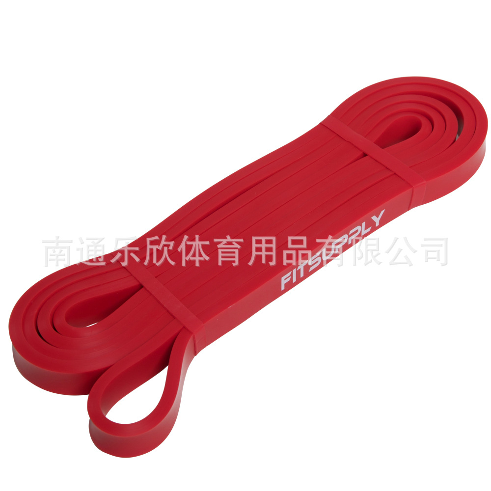 Factory elastic belt strength training fitness belt yoga tension Belt Fitness equipment rehabilitation resistance belt