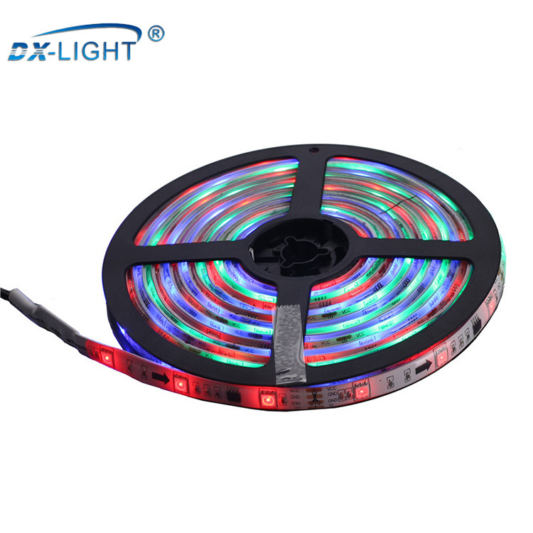 厂家直销 led跑马灯条 闪烁室外招牌防水灯条七彩变色霓虹灯