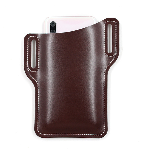 PU mobile phone bag EDC outdoor mobile phone waist bag waist mobile phone bag anti-fall mobile phone case