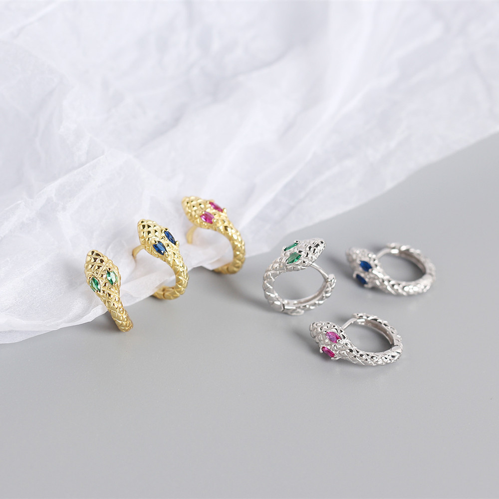 Animal Fashion Gem Plating Earrings display picture 6