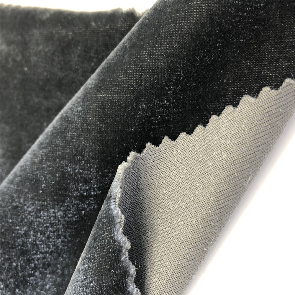 销售弹力丝绒 时尚女装有光面料 垂感裙子 旗袍丝绒