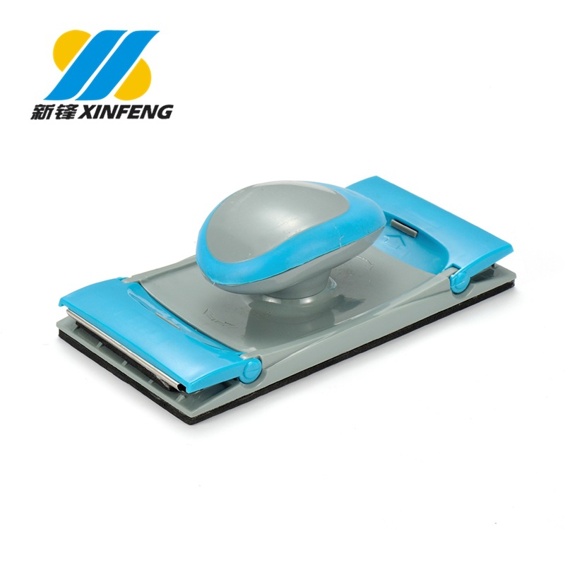 底部海绵塑料心形手柄 打磨工具 177*94mm 创意新型砂板 抹泥板