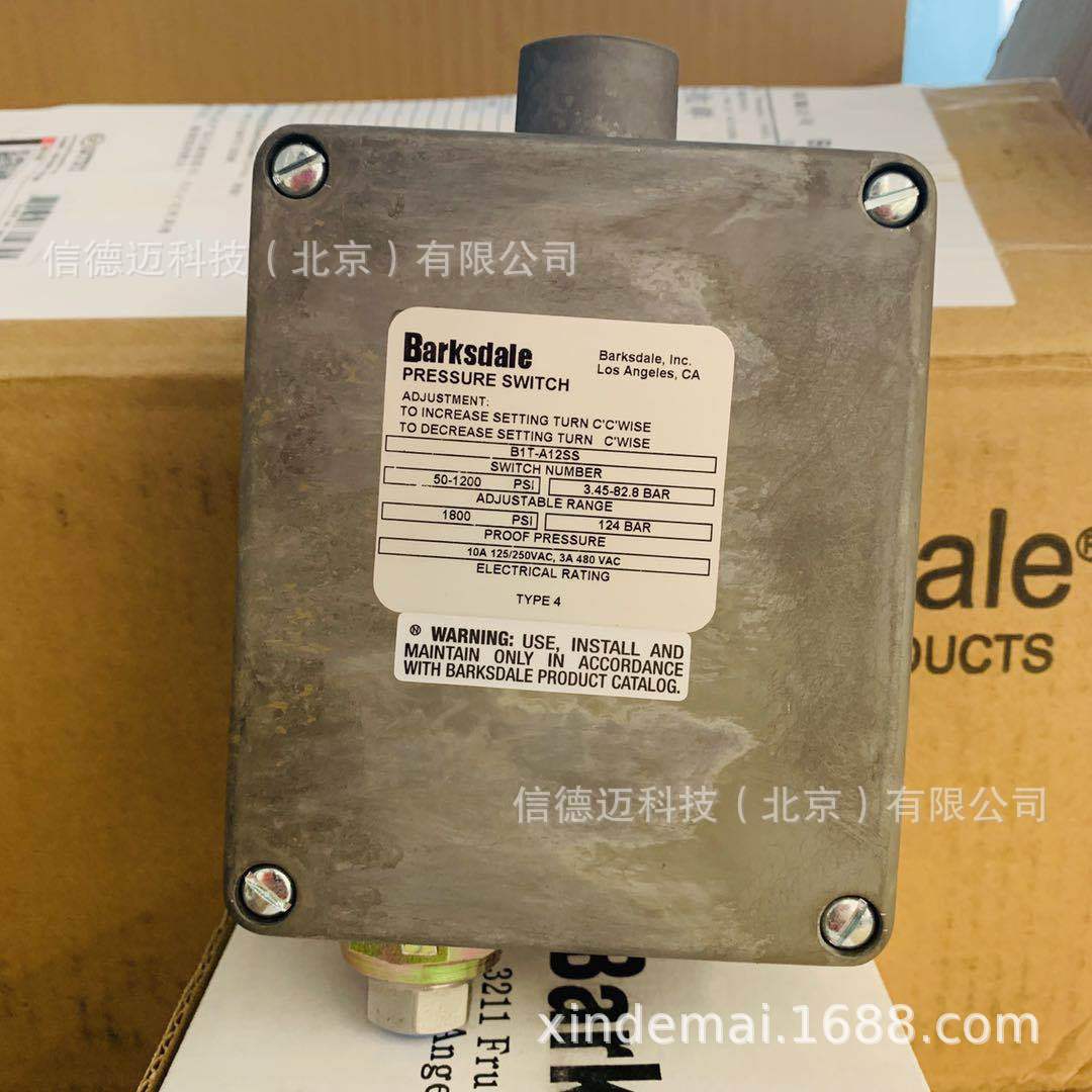Barksdale 波登管压力开关B1T-A12SS