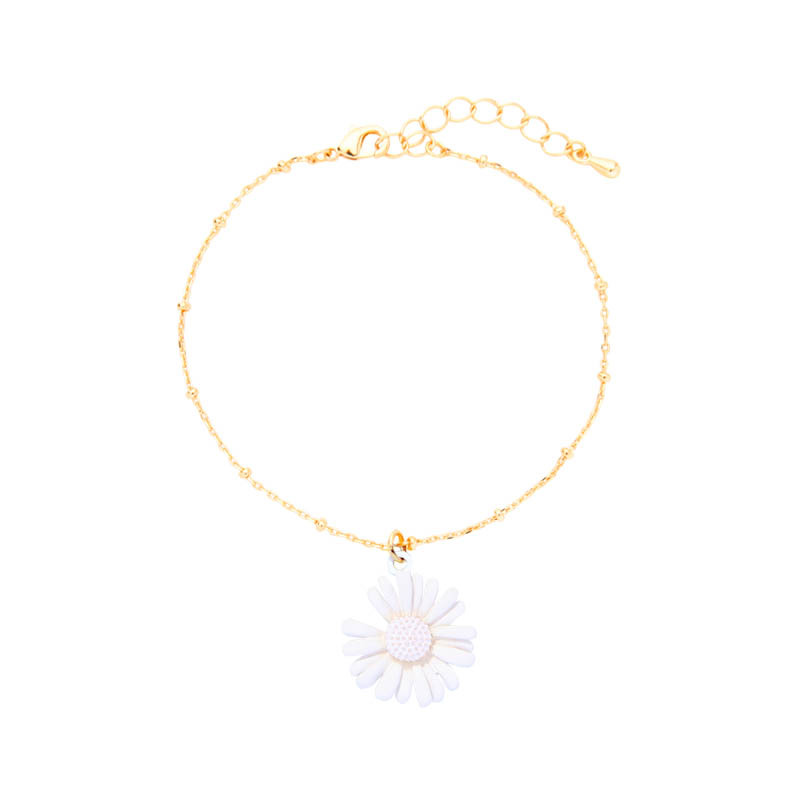 Mori Simple Fleur Accessoires Bijoux Sauvages Petit Bracelet Marguerite En Gros Nihaojewelry display picture 9