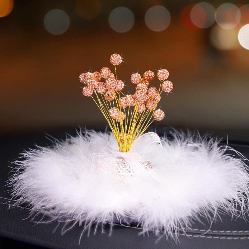 샴페인 화이트 + 동백 울 매트