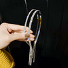 Advanced headband with tassels, universal hair accessory, high-quality style, Korean style