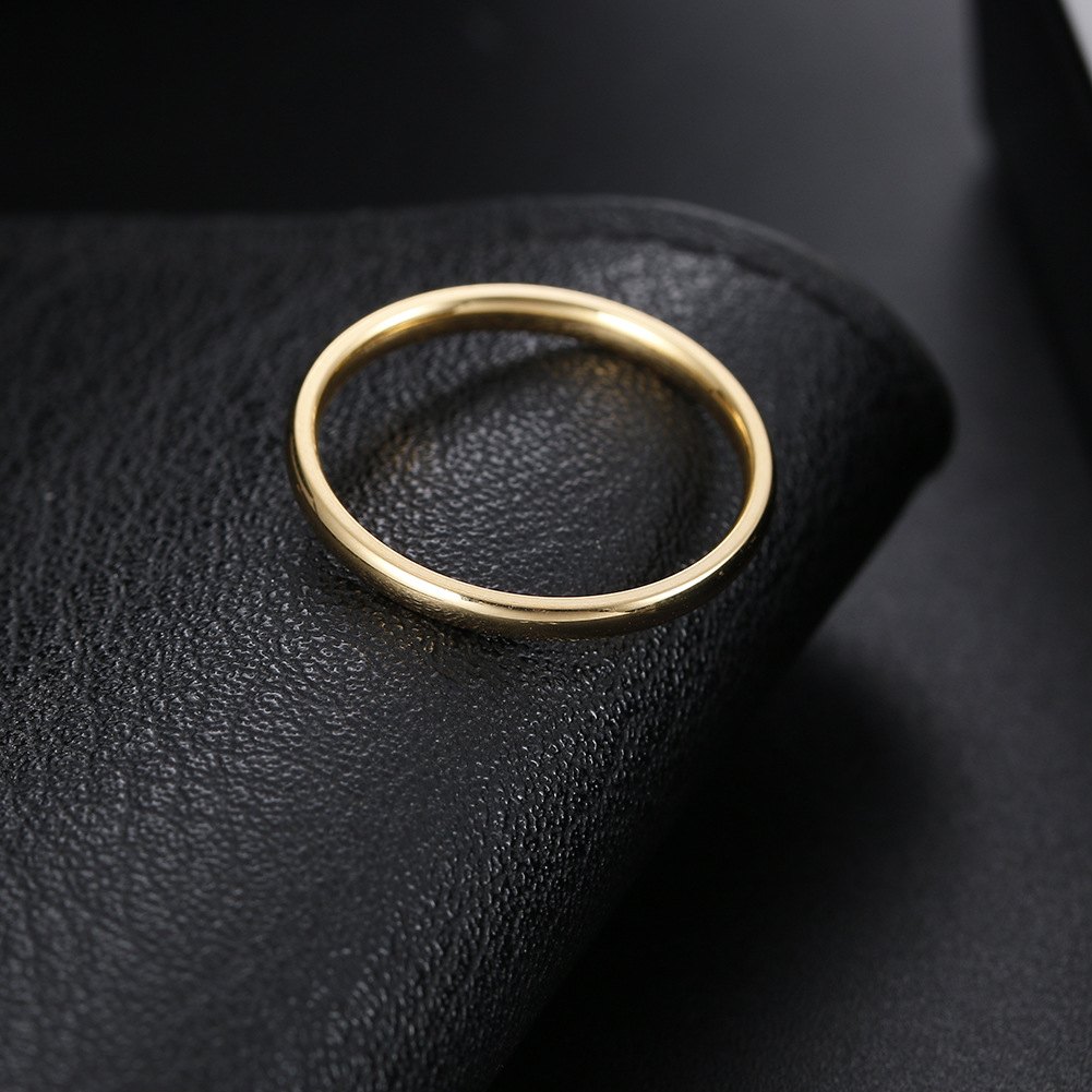 3g Weight PVD Coated Gold Plating Process Gold Plated Plating Material No Inlaid Inlay Material Birthday Occasion 201 Stainless Steel Material Geometric Pattern Couple Gender Polishing Design Fashion Style Rose Gold, Gold, Silver, Black Color PVD Coated Gold Plated Geometric 201 Stainless Steel Fashion 7