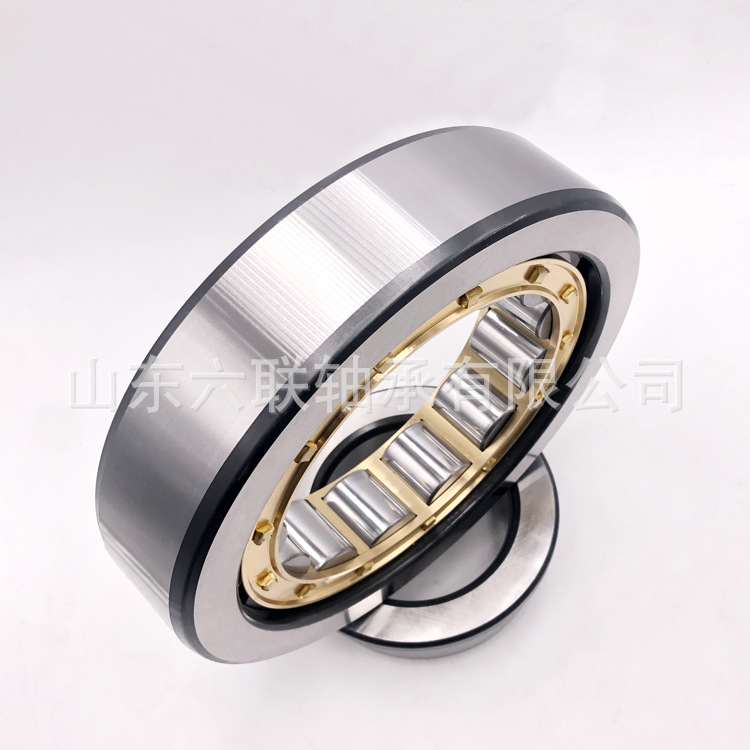 六联轴承 燃气涡轮机缝纫机等行业N2217EM 铜保持器 圆柱滚子轴承