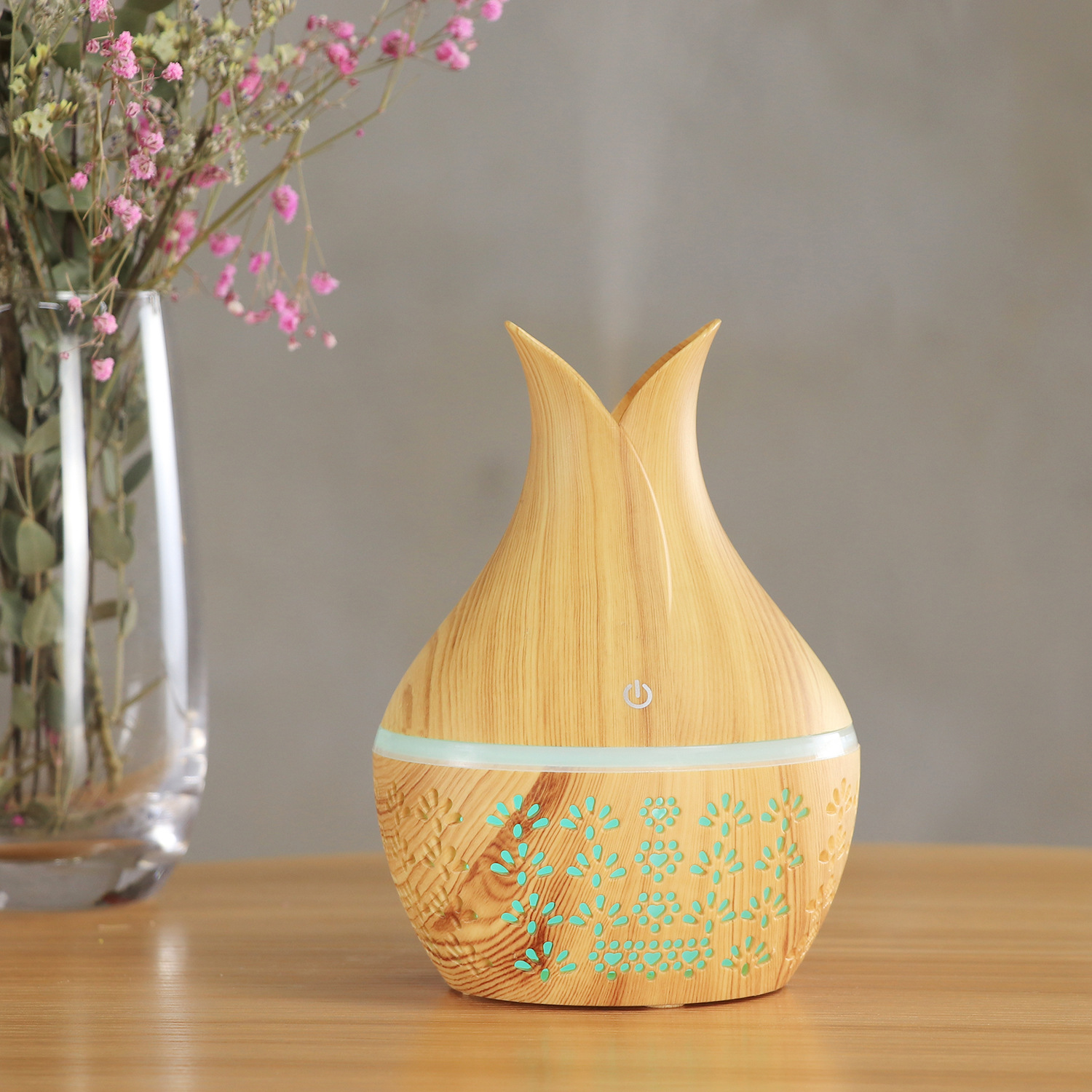 JYS New hollow transparent mini humidifier usb home bedroom ...