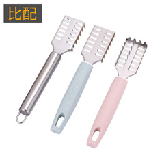 Nordic handle stainless steel fish scale planer household fish scale knife scale remover scale scraper fish scale scraper remove fish scales
