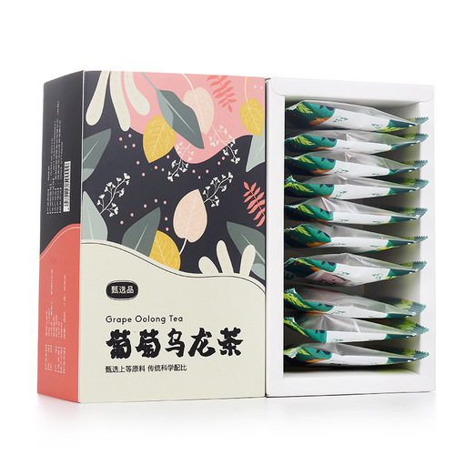 Wholesale Grape Oolong Tea Flavor Tea Bags, Japanese Style Grape Oolong Tea