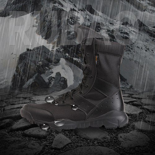 High-top combat boots, breathable boots, desert boots, tactical boots, shock-absorbing anti-slip hiking shoes, outdoor hiking boots