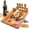 Spot bamboo cheese cheese disk carefully selected large bamboo cooked food cheese board cheese disk set cutting board