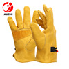 cowhide glove motorcycle Retro Climbing have cash less than that is registered in the accounts Riding glove outdoors gardening Stab prevention protect Welder glove