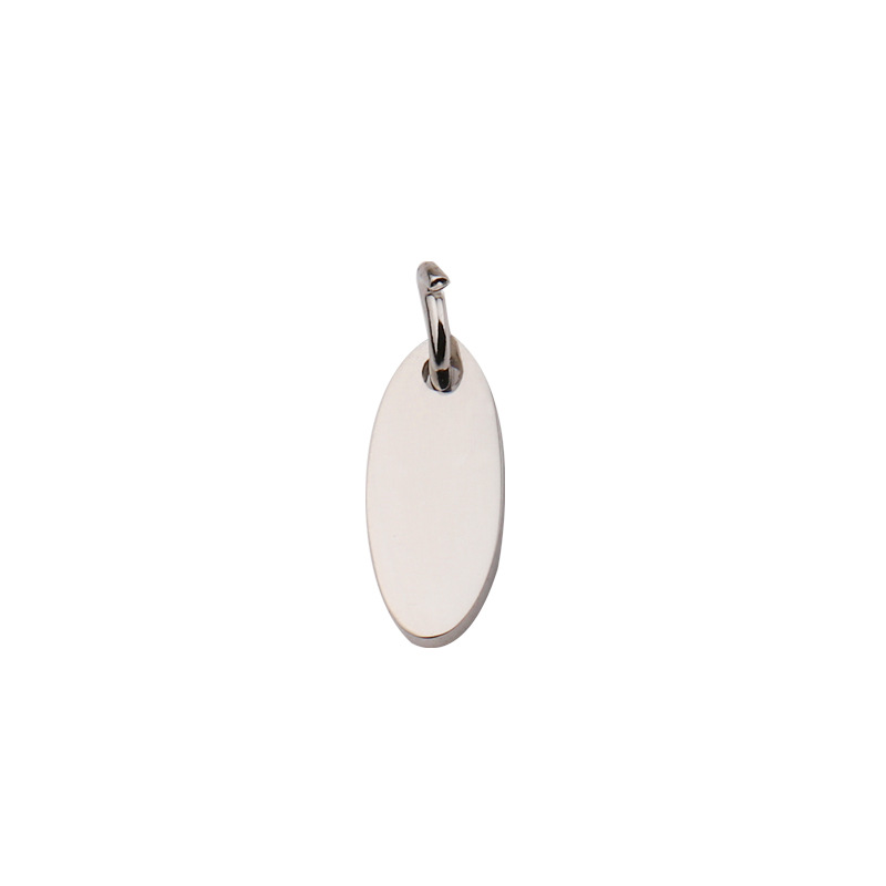 DIY Jewelry Accessories Classification 1 Piece 304 Stainless Steel PVD Coated Real Gold Plated Geometric Customization Laser Engraving Pendant DIY Jewelry Accessories