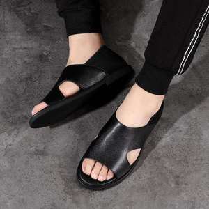 ស្បែកជើងបុរស Men Casual Sandals Outdoor Leather Shoes PZ851511