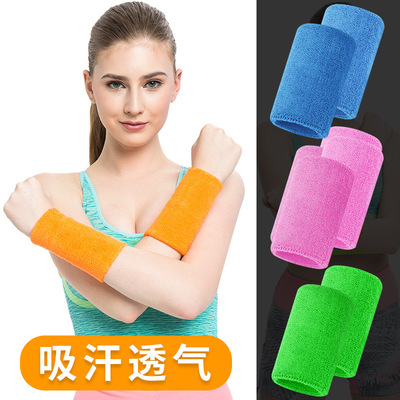 Factory wholesale Sports towel Wristband logo Cotton Basketball Wristband knitting Jacquard weave Bamboo charcoal Hand guard Wristband