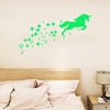 Cartoon sticker, fluorescence children's decorations on wall for bedroom, suitable for import