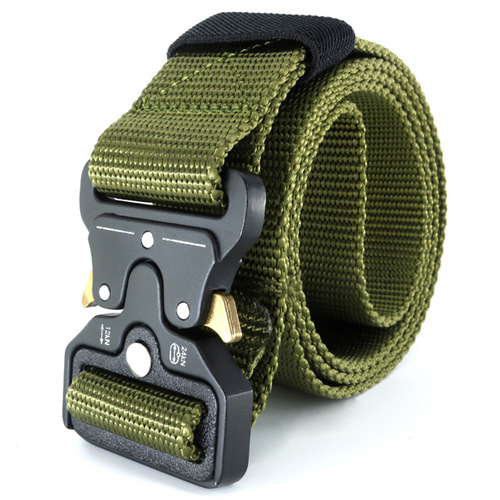 Military fan quick release 3.8cm men's multifunctional military training outdoor belt cobra buckle nylon tactical belt