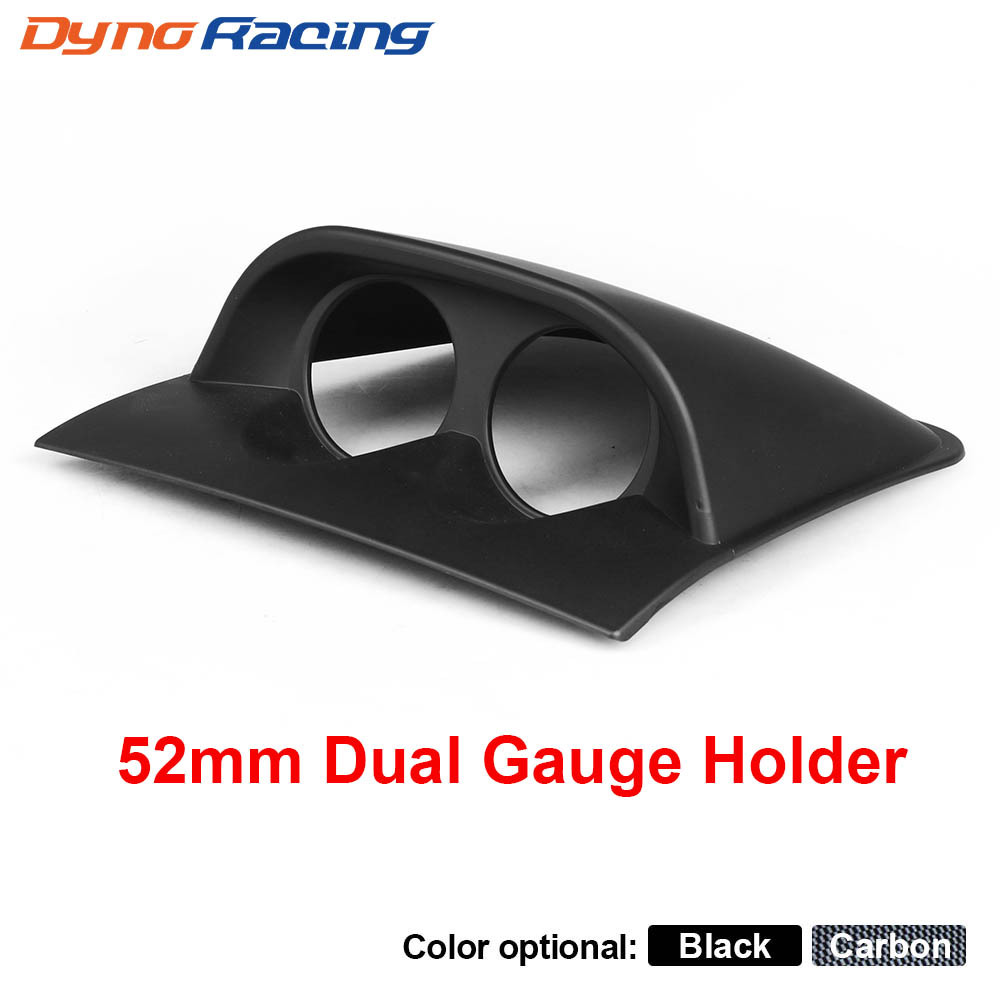 Factory Direct Supply New Car Modification Two-Hole Instrument Socket 2-Hole Instrument Bracket Suitable for 52mm Racing Instruments