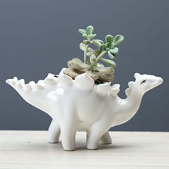 Supply of cross-border e-commerce cartoon animals, dinosaurs, succulent flower pots, home gardening, creative indoor ceramic flower ornaments