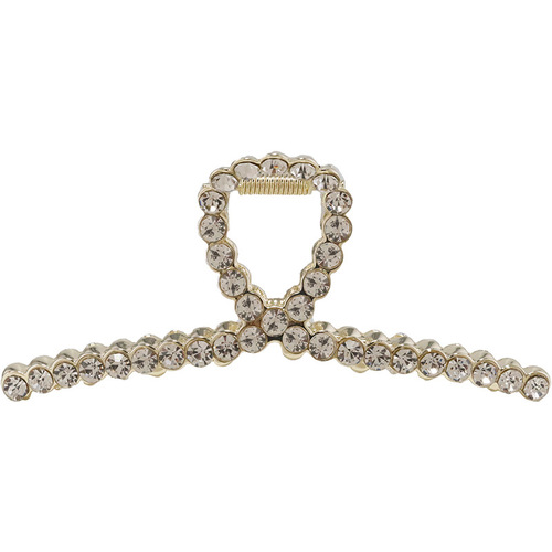 Back of head grabber style pearl zircon large hair grabber hair accessory Korean alloy cool style hairpin