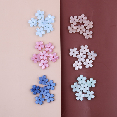 Manufactor Direct selling Acetic acid Acrylic shell cherry blossoms carving Antiquity Hanfu Hairpin Step shake Pendant parts