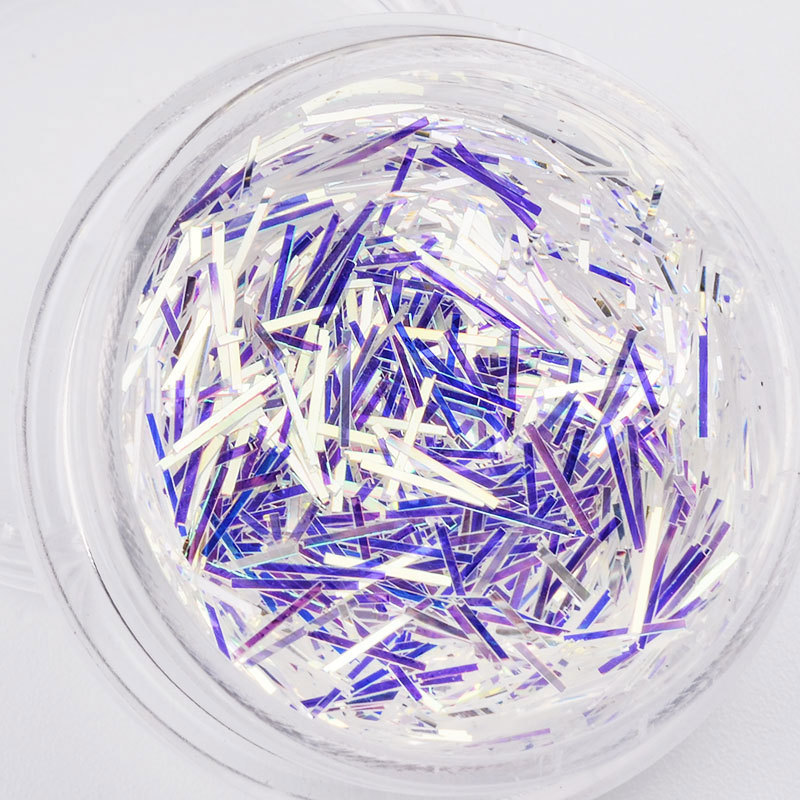 网红同款美甲闪粉亮片6色幻彩蓝光亮片亮片套装长常规单品亮片贴