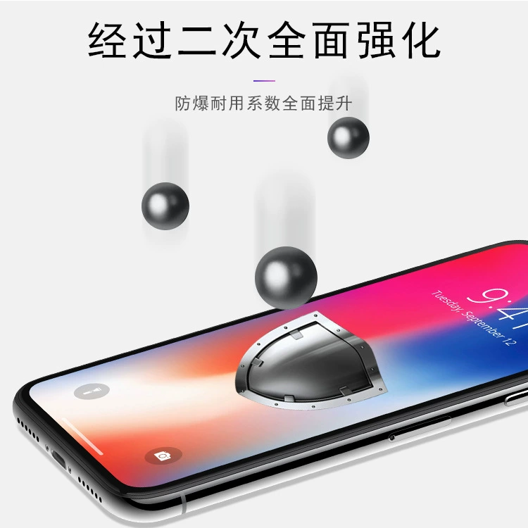 Подходит для Huawei Nova7i, Mate30, Nova8 SE, P40, P50, HD полноэкранная шелковистая защитная пленка, двухслойная усиленная сталь