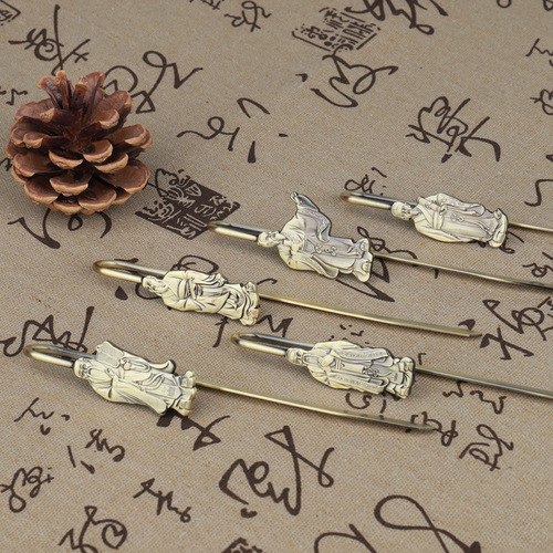Confucius bookmark metal classical Chinese style students use Laozi, Mencius, Mozi and Zhuangzi bookmarks as cultural and creative gifts to commemorate