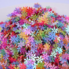 9mm雪花ビーズdiyスパンコールアクセサリー幻彩美爪片スライムフィラー雪花スパンコール