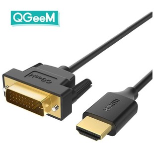 QGeeM HDMI�DDVI�m������|�p��4K HDMI֧��HDMI��DVI-D24+1�O��