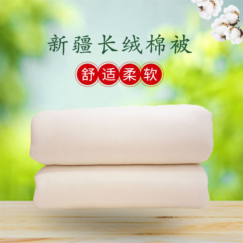 5斤棉胎无网柔软棉被芯 新疆棉花被子棉絮 保暖被子现货