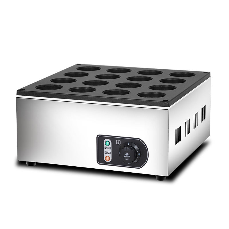 中连台湾红豆饼车轮饼机16孔鸡蛋汉堡商用蛋堡机创业设备小吃熟食