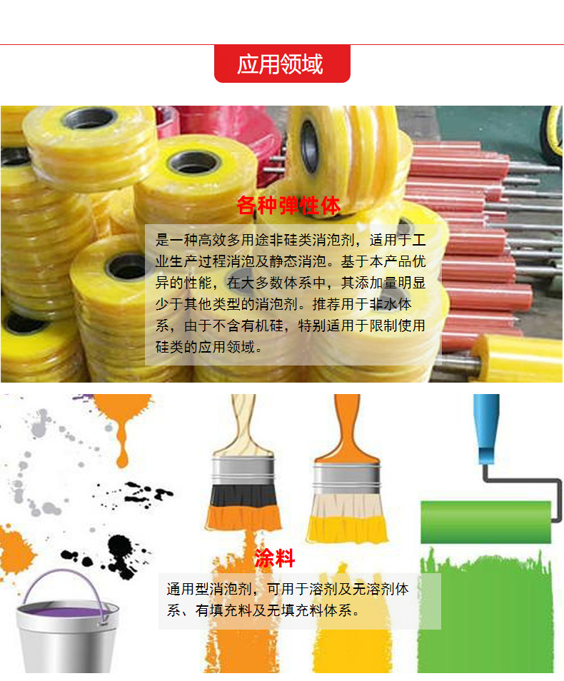 高效多用途助剂-非硅类消泡剂应用领域