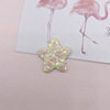 Pentagon Love Fruit Sugar DIY gold powder material Children's hair jewelry material mobile phone shell beauty jewelry accessories