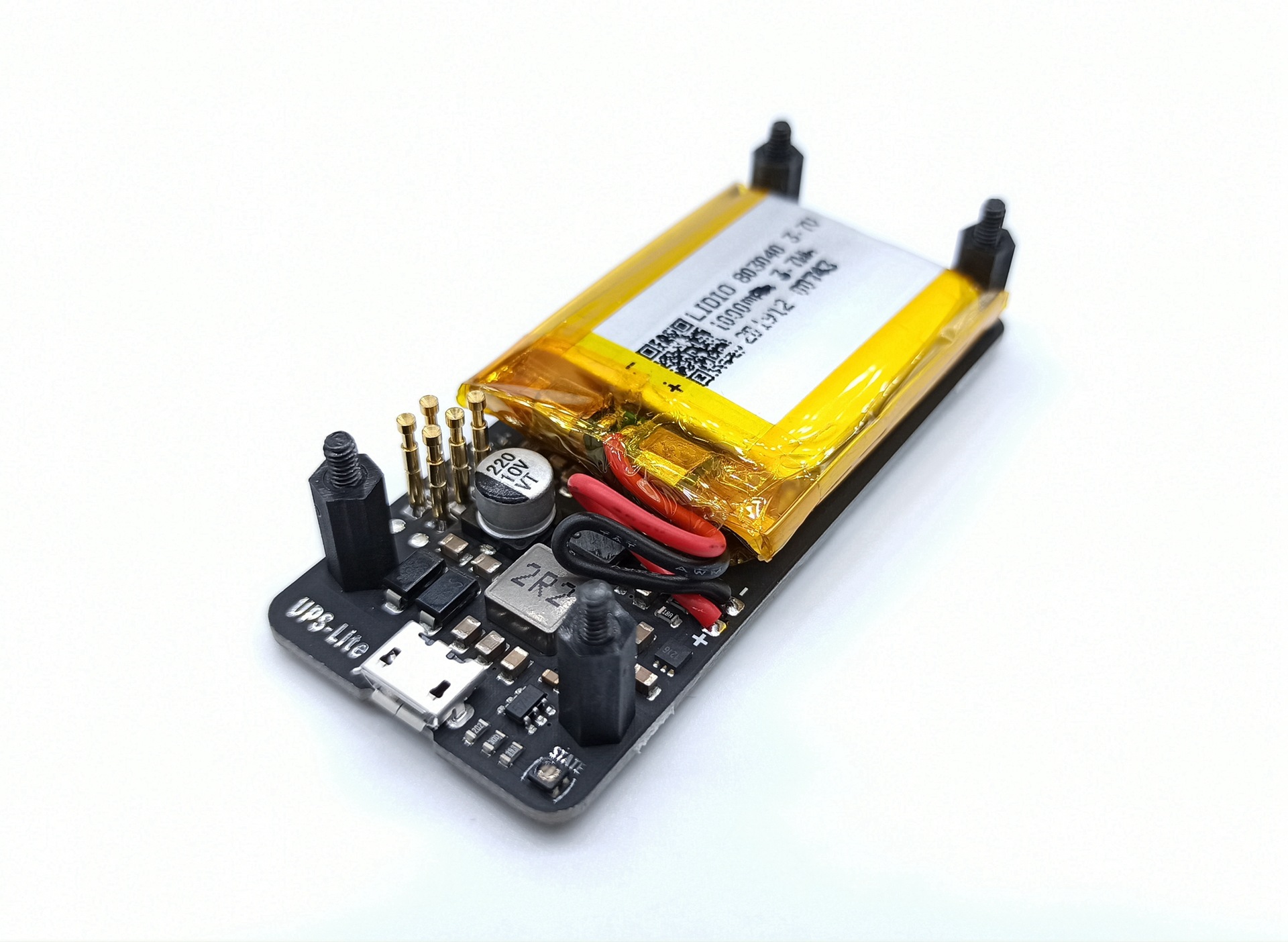 树莓派Raspberry Pi Zero UPS-Lite 电源板，电量检测功能