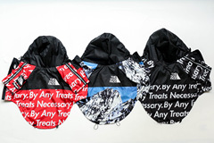 American Flag Trend Brand Windproof Waterproof North Dog Face Dog Clothing Large Dog Raincoat Dog Pet Rain Jacket