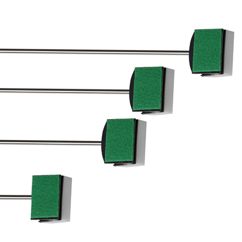 Fish tank aquarium cleaning tools long handle brush sponge double-sided brush fish tank glass wiper multiple specifications