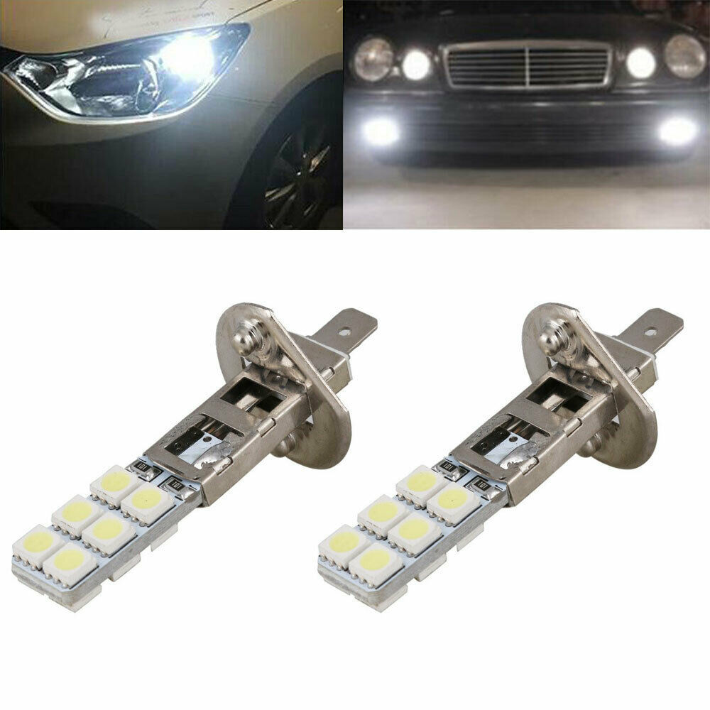 Auto LED H1 lámpara de niebla H1-12SMD-5050 chip lámpara de niebla 55W 6000K venta caliente transfronteriza