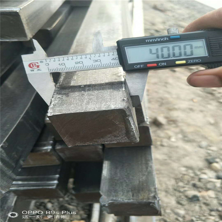 现货45#冷拔方钢冷拔扁钢Q235纵剪扁钢75*10-90*12-100*15-200*5