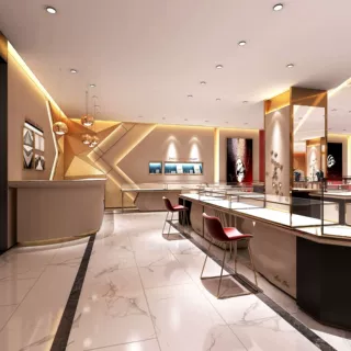 商场装修鞋店珠宝店服装化妆品皮具店设计，效果图设计，专柜设计