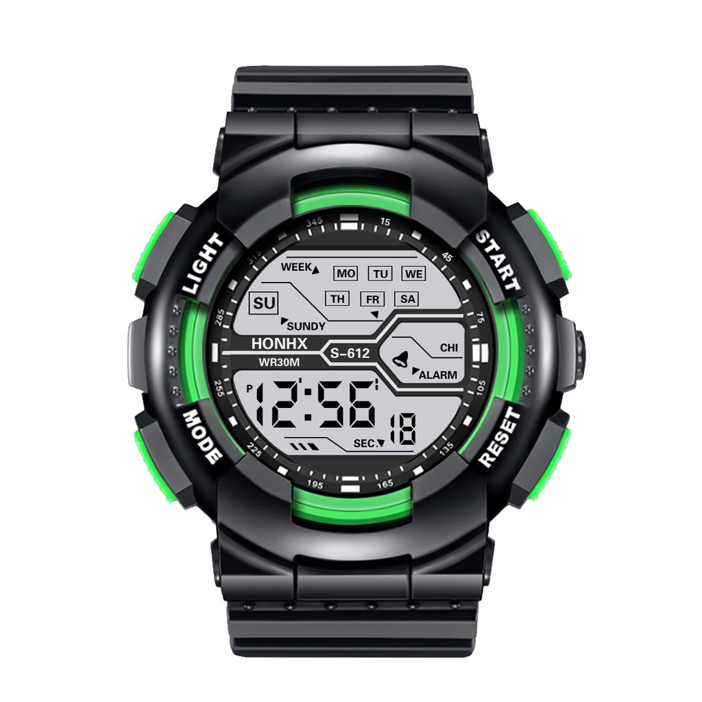 Reloj para hombres y mujeres deportes al aire libre multifuncional reloj electrónico digital luminoso impermeable estudiante reloj electrónico